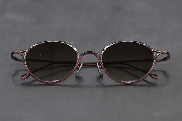 Rigards RG1093TI Series β Titanium Sunglasses RG-RG1093TI-QTDJ Bronze x Light Gold Matte Bronze